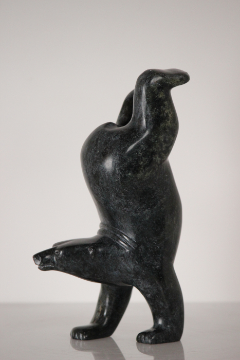 Acrobatic Bear by Tim Pee from Cape Dorset - Kinngait