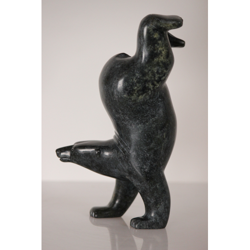 Acrobatic Bear by Tim Pee from Cape Dorset - Kinngait