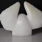 Marble Owl by Parr Parr from Cape Dorset - Kinngait