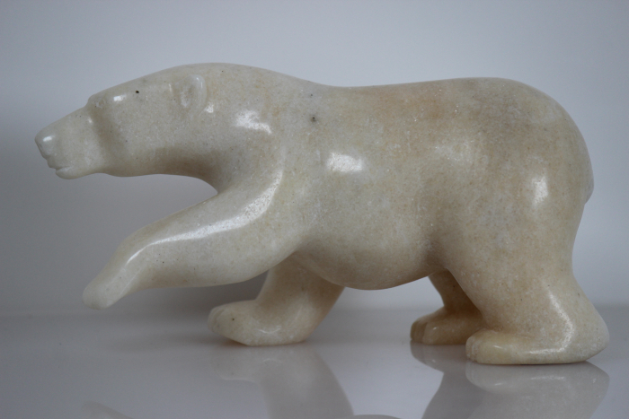 Walking Bear by Ottokie Ashoona from Cape Dorset - Kinngait