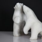 Jostling Bears by Tony Oqutaq from Cape Dorset - Kinngait