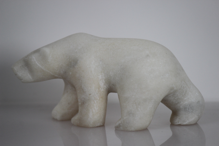 Walking Bear by Tony Oqutaq from Cape Dorset - Kinngait