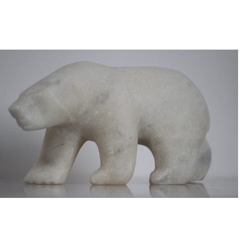 Walking Bear by Tony Oqutaq from Cape Dorset - Kinngait