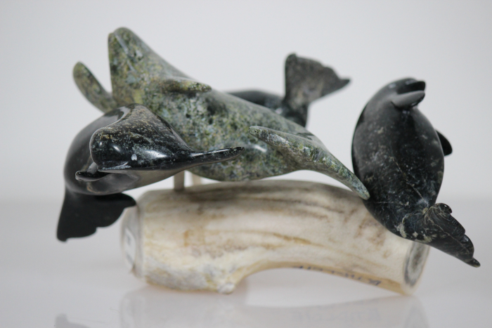 Whales by Kellipalik Etidloie from Cape Dorset