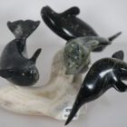 Whales by Kellipalik Etidloie from Cape Dorset