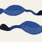 Passing Loons by Sita Saila from the 2024 Dorset print Collection