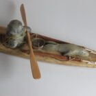 Kayak by Cornelius Bonnetplume from Inuvik, Northwest Territories