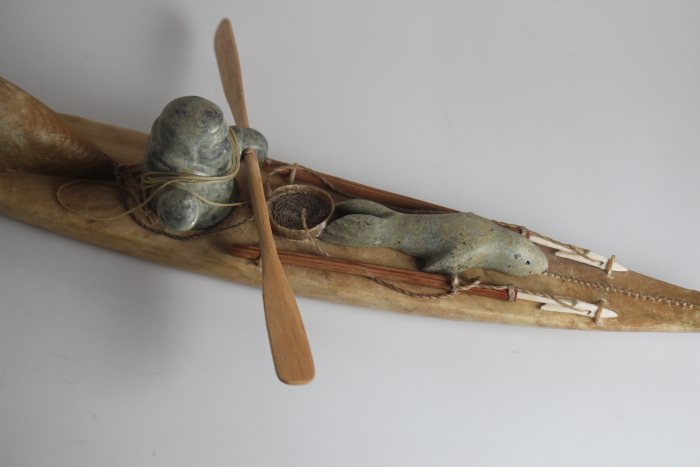 Kayak by Cornelius Bonnetplume from Inuvik, Northwest Territories