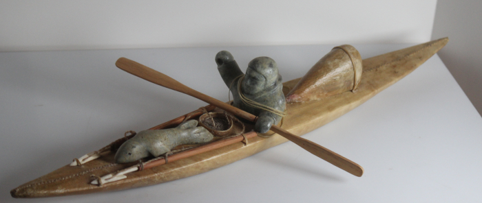 Kayak by Cornelius Bonnetplume from Inuvik, Northwest Territories