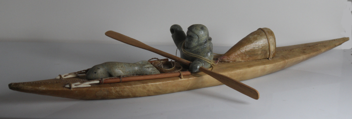 Kayak by Cornelius Bonnetplume from Inuvik, Northwest Territories