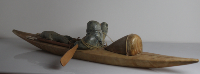 Kayak by Cornelius Bonnetplume from Inuvik, Northwest Territories