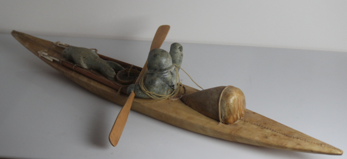 Kayak by Cornelius Bonnetplume from Inuvik, Northwest Territories