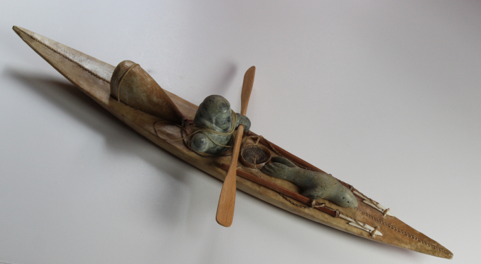 Kayak by Cornelius Bonnetplume from Inuvik, Northwest Territories