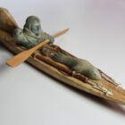 Kayak by Cornelius Bonnetplume from Inuvik, Northwest Territories