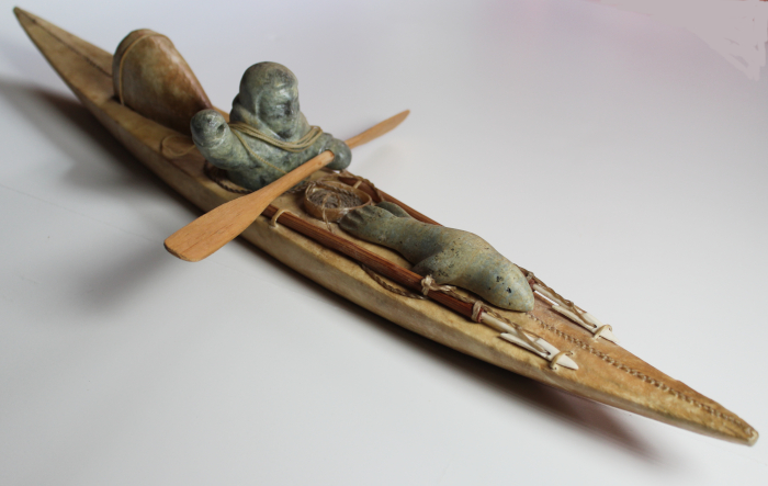 Kayak by Cornelius Bonnetplume from Inuvik, Northwest Territories