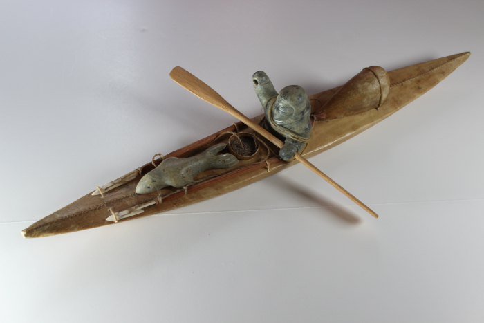 Kayak by Cornelius Bonnetplume from Inuvik, Northwest Territories