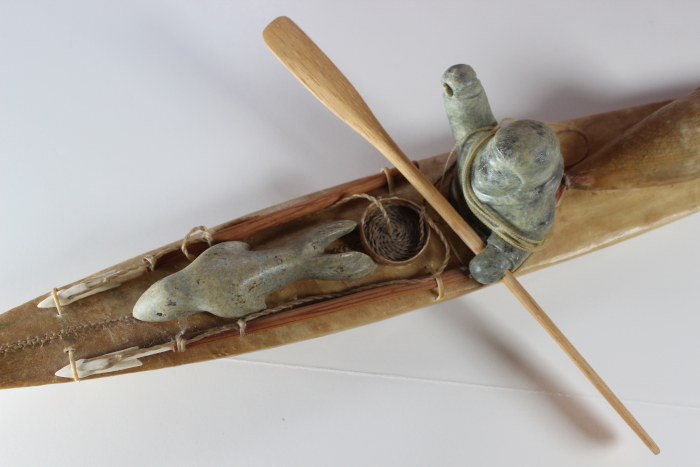 Kayak by Cornelius Bonnetplume from Inuvik, Northwest Territories