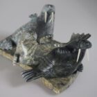 Three Walruses by Nowdla Noah from Kinngait-Cape Dorset