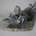 Three Walruses by Nowdla Noah from Kinngait-Cape Dorset