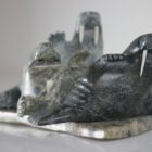 Three Walruses by Nowdla Noah from Kinngait-Cape Dorset