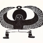 Upikjuaq Ijilu (Owl & Eye) by Laina Geetah from the 2026 Dorset Print Collection