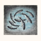 Kaivattuit (Circling Whales) by Qavavau Manumie from the 2026 Dorset Print Collection
