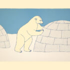 Nosy Bear by Qavavau Manumie from the 2026 Dorset Print Collection