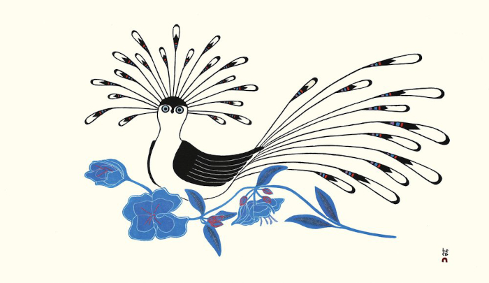 Owl in Bloom by Padloo Samayualie from the 2026 Dorset Print Collection