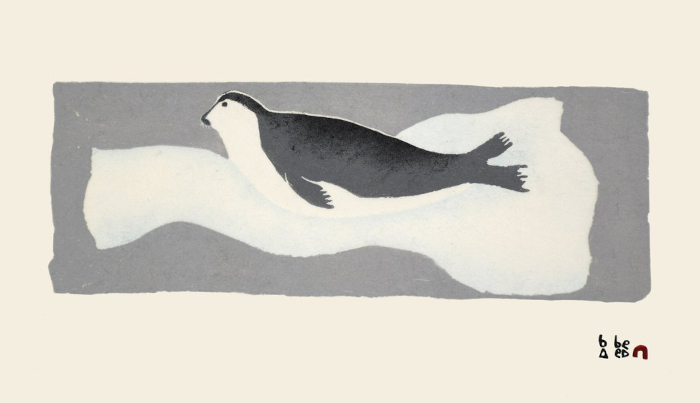 Tirillu (Young Bearded Seal) by ashley Qavavau from the 2026 Dorset Print Collection