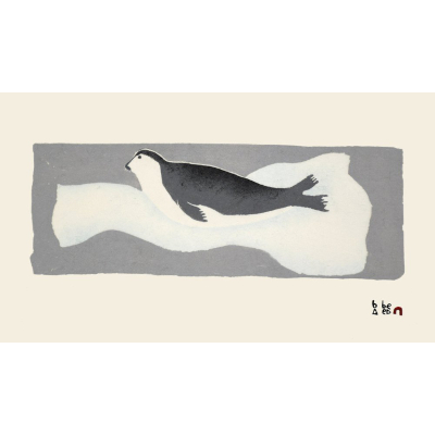 Tirillu (Young Bearded Seal) by ashley Qavavau from the 2026 Dorset Print Collection