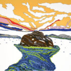 Ingirariniq (Strong Current) by Ooloosie sails from the 2026 Dorset Print Collection