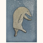 Plunging Bear by Quvianaqtuk Pudlat from the 2026 Dorset Print Collection