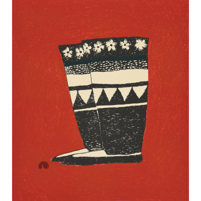 Urqujuuk (Warmth) by Ningiukulu Teevee from the 2026 Dorset Print Collection