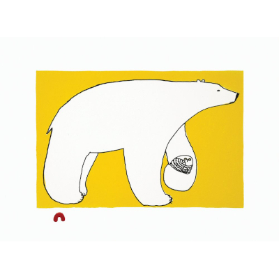Guardian by Ningiukulu Teevee from the 2026 Dorset Print Collection