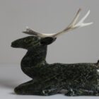 Kneeling Caribou by Sangani Osuitok from Kinngait - Cape Dorset