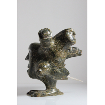 Shaman Transformation by Sapa Ashoona from Kinngait-Cape Dorset