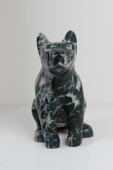 Smiling Dog By Ikkidluaq Teevee from Kinngait-Cape Dorset