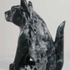Smiling Dog By Ikkidluaq Teevee from Kinngait-Cape Dorset