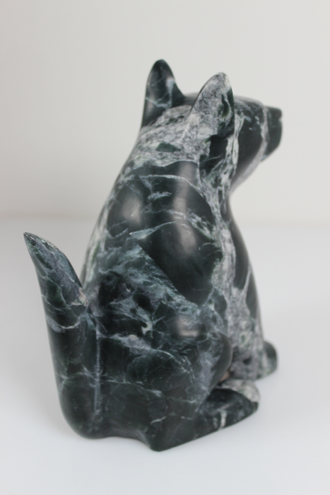 Smiling Dog By Ikkidluaq Teevee from Kinngait-Cape Dorset