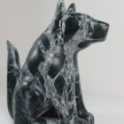 Smiling Dog By Ikkidluaq Teevee from Kinngait-Cape Dorset