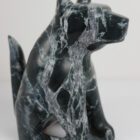 Smiling Dog By Ikkidluaq Teevee from Kinngait-Cape Dorset