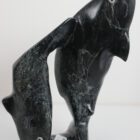 Two Fish by Kakee Ningeosiaq from Kinngait - Cape Dorset