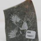 Incised Bird by Mia Salomonie from Kinngait - Cape Dorset