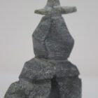 Inukshuk by Gisiasi Etungat from Cape Dorset - Kinngait