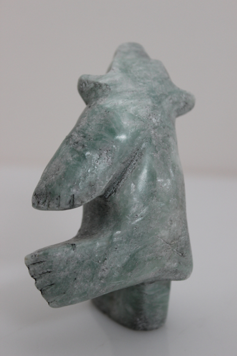 Dancing Polar Bear by Kakee Ningeosiaq from Kinngait-Cape Dorset