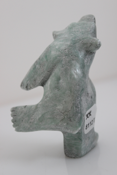 Dancing Polar Bear by Kakee Ningeosiaq from Kinngait-Cape Dorset