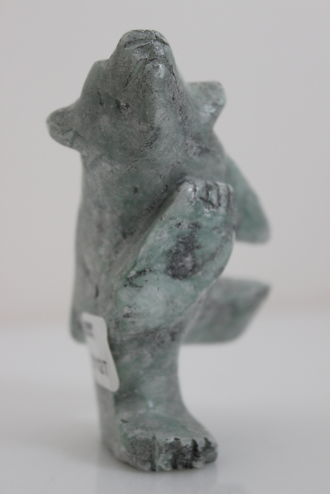 Dancing Polar Bear by Kakee Ningeosiaq from Kinngait-Cape Dorset