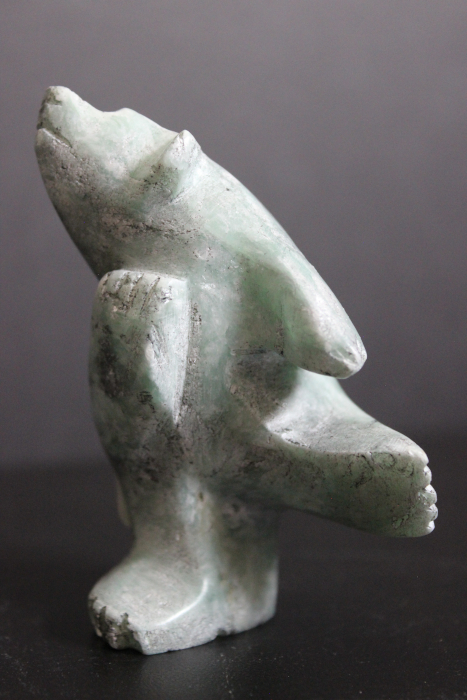 Dancing Polar Bear by Kakee Ningeosiaq from Kinngait-Cape Dorset