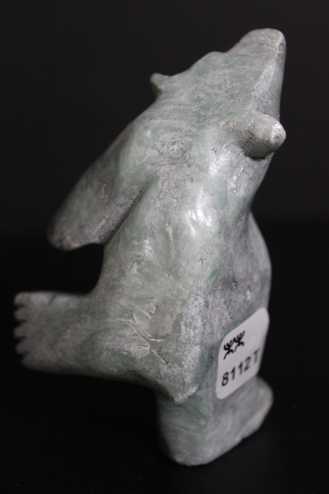 Dancing Polar Bear by Kakee Ningeosiaq from Kinngait-Cape Dorset
