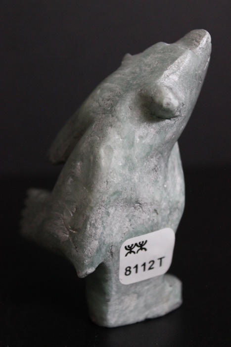 Dancing Polar Bear by Kakee Ningeosiaq from Kinngait-Cape Dorset